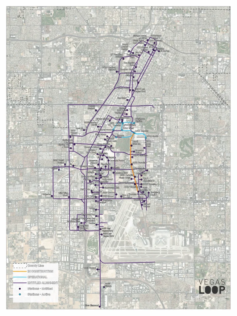 vegas loop map